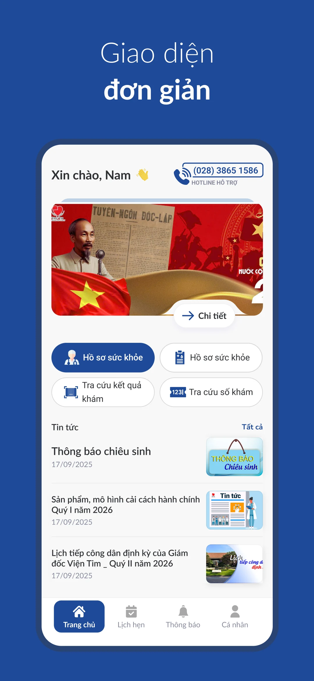 Viện Tim TP.HCM screenshot